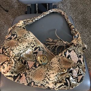 Snakeskin handbag